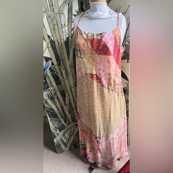 Anthropologie Tan and Brown Casual Sundress - Picture 4 of 7